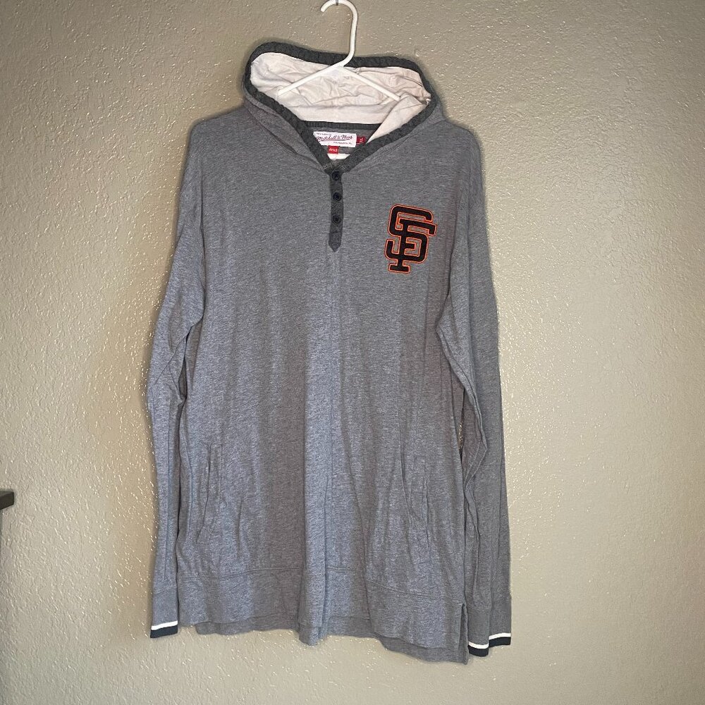Men's XL San Francisco Giants Mitchell & Ness Cooperstown Collection Hoodie